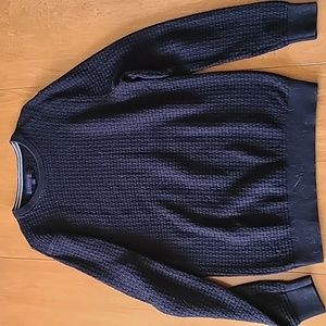 Men's Denver Hayes black crewneck sweater